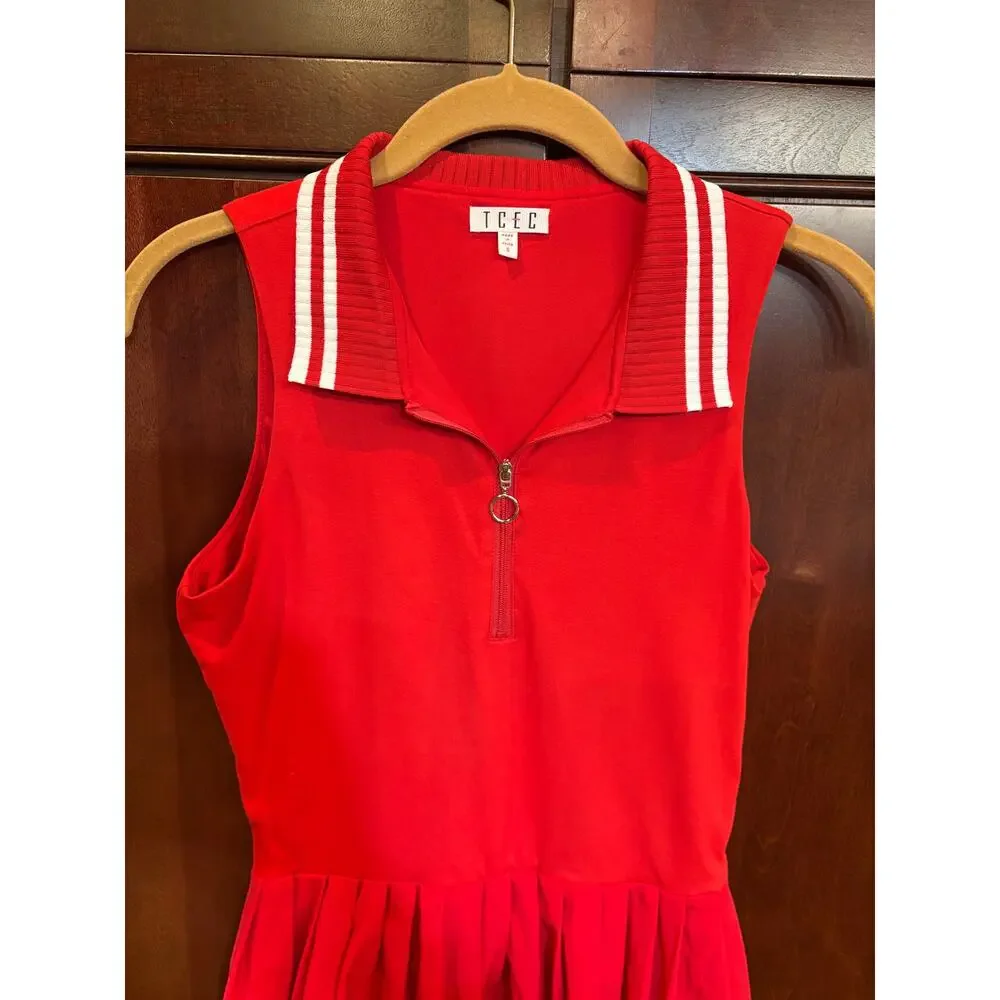 TCEC Red Athletic Mini Dress Size S Excellent Condition - Picture 4 of 14